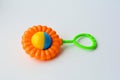 A colorful baby rattle Royalty Free Stock Photo