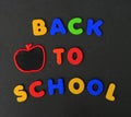 Colorful Back To School letters