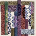 Ottoman motif ornament scarf design Royalty Free Stock Photo