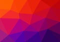 Colorful background consisting of triangles of different colors in a row next to each other and one below the other. Pixel abstrac Royalty Free Stock Photo