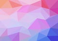 Colorful background consisting of triangles of different colors in a row next to each other and one below the other. Pixel abstrac Royalty Free Stock Photo