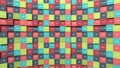 Colorful background with cubes