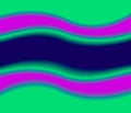 Colorful background. Green pink purple and blue color waves framme border. Luxury style abstract vector backdrop or Royalty Free Stock Photo