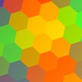 Colorful background. Hexagon texture. Template design pattern. Illustration business card. Abstract backdrop effect. Screen.