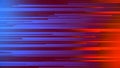 Colorful background of horizontal and diagonal rays moving towards each other. Animation. Bright narrow lines flowing
