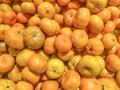 Colorful background Of Oranges In Fruit Market