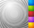 Colorful background set with spiral - vortex element. Set of 5 c Royalty Free Stock Photo