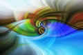 Colorful background swirly wallpaper design