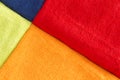 Colorful background texture of cotton towels Royalty Free Stock Photo