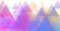 Colorful background in triangle, perfect for slides creation