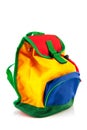 Colorful backpack Royalty Free Stock Photo