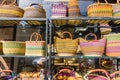 Colorful bags on display, San Francisco, California