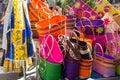 Colorful bags French market