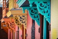 Colorful balcony Royalty Free Stock Photo