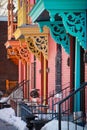 Colorful balcony Royalty Free Stock Photo