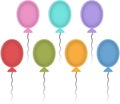 Colorful ballons Royalty Free Stock Photo