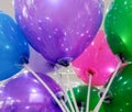 Colorful ballons filled with water Royalty Free Stock Photo