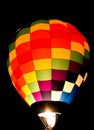 Colorful balloon glow