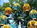 Colorful balloon ride