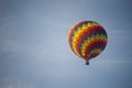 Colorful balloon rises