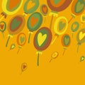 Colorful Balloons Abstract background
