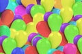 Colorful Balloons Backdrop