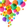 Colorful Balloons Background