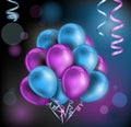 Colorful balloons background Royalty Free Stock Photo
