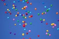 Colorful balloons in blue sky Royalty Free Stock Photo