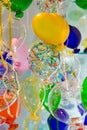 Colorful balloons made of Venetian Murano Glass Royalty Free Stock Photo