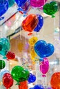 Colorful balloons made of Venetian Murano Glass Royalty Free Stock Photo
