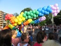 Colorful Balloons at the Parade