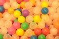 Colorful balls children , funny kindergarten plastic ball pond . Royalty Free Stock Photo