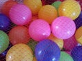 colorful balls don& x27;t know what else to fill them with