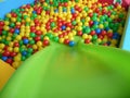 Colorful balls pool for kid games Royalty Free Stock Photo