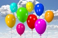 Colorful baloons... Royalty Free Stock Photo