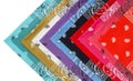 Colorful bandana isolated