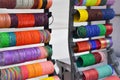 Colorful bangles selling at market stall