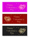 Colorful banners set for Valentines Day