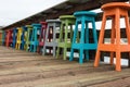 Colorful barstools