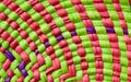 Colorful basket texture