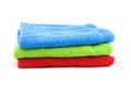 Colorful bath towels Royalty Free Stock Photo