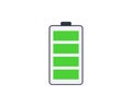 Colorful Battery Fully Charged Green Power Indicator.