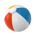 Colorful beach ball studio shot Royalty Free Stock Photo