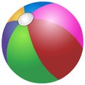 Colorful beach ball