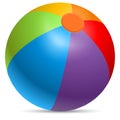 Colorful beach ball