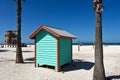 Colorful Beach Bath House