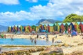 Colorful Beach Cabins