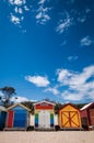 Colorful beach houses