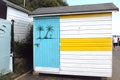 Colorful beach hut, Hope beach, Shanklin, Isle of Wight